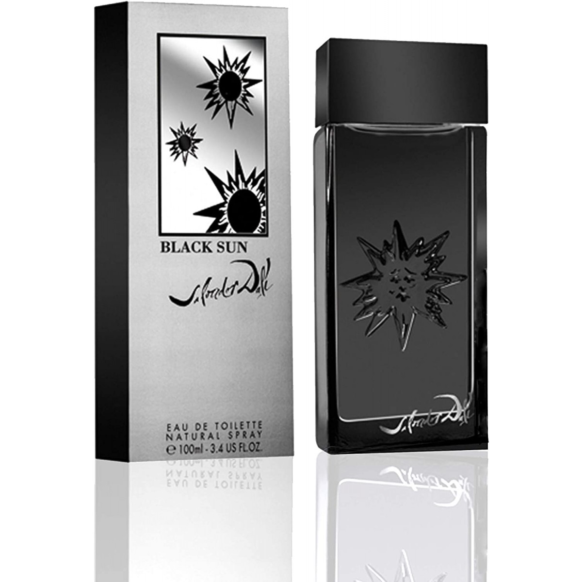 Блэк дали. Реклама Salvador Dali Black Sun Sport EDT 50 ml. Блэк Сан. Salvador спрей. Духи с солнцем в черном.