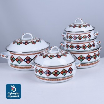 طقم قدور غضار 5 قطعة  رقم SH19257