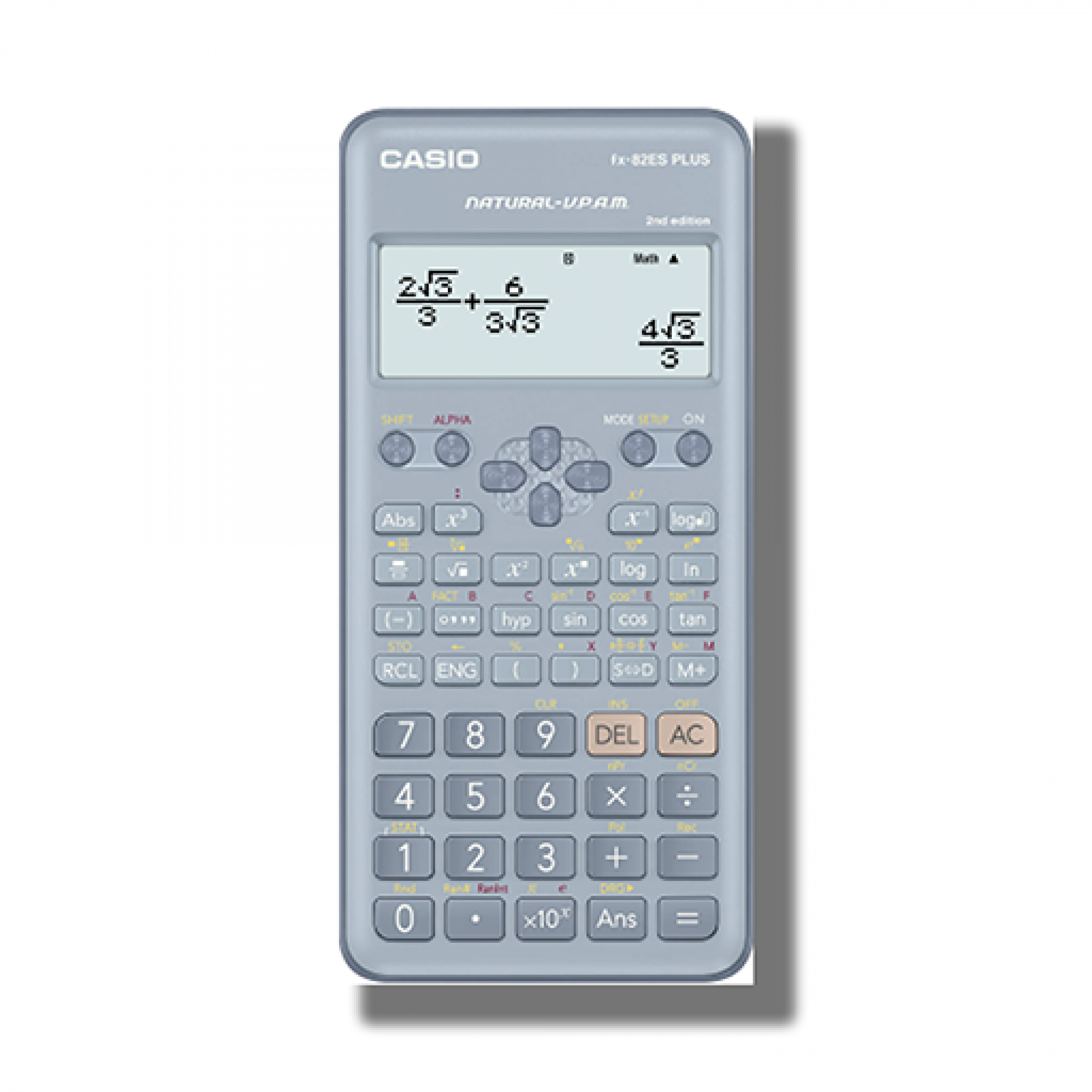 Casio FX-82ES PLUS Scientific Calculator Second Edition - FX 82ES PLUS