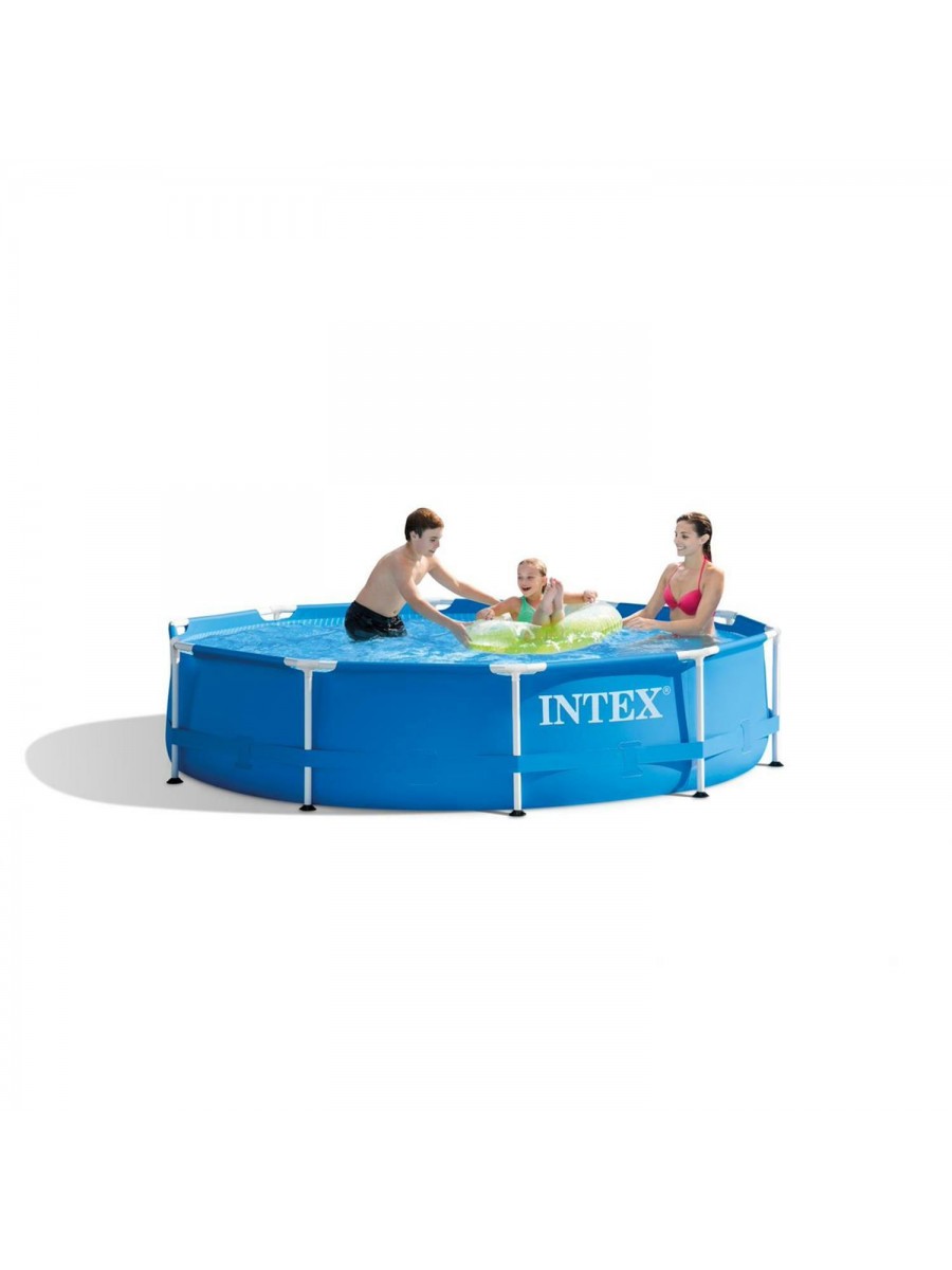 Intex Round Frame Swimming Pool With Filter Pump X Cm Sd