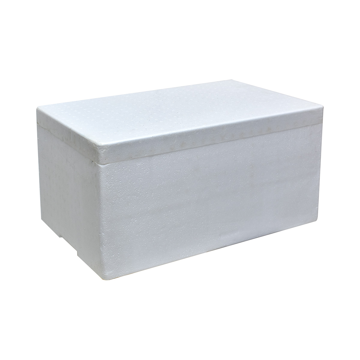 White rectangular cork container 62 x 42 x 33 cm